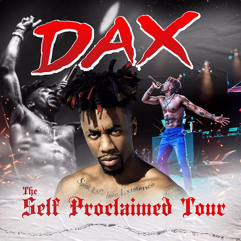 Dax 2026 concert poster